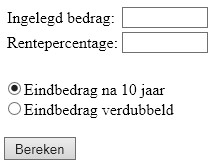 Opdracht 8 formulier